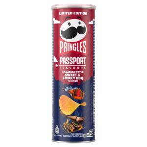 Pringles Passport Чипс Сладко Пушено Барбекю 165г