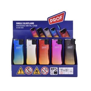 Prof Single Blueflame Anodized Metal Case Газови Запалки 40804852 25 бр.