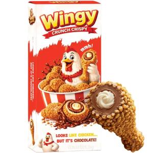 Wingy Crunch Crispy Шоколадов Десерт Пилешко Бутче 50 г