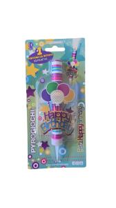 Pyrogiochi Фонтан за Торта Happy Birthday 1 бр.