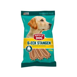 Perfecto Dog Дентални пръчици 6-Eck Stangen Плик 203г (7 броя)