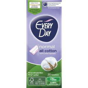 EveryDay Ежедневни дамски превръзки All Cotton Normal 20 бр.