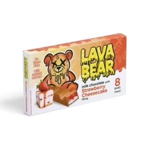 Lava Bear Млечен шоколад Strawberry Cheesecake 100 г