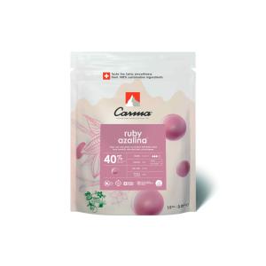 Carma Шоколадов Кувертюр Розов Ruby Azalina 40% 1.5 кг