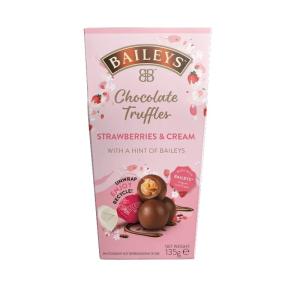 Baileys Шоколадови трюфели Strawberries & Cream 135г Картонена кутия