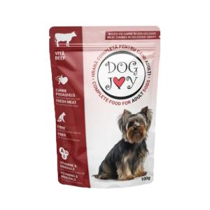 Dog Joy Пауч за кучета в зряла възраст с говеждо месо в сос 100г