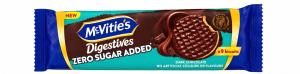 McVitie's Пшенични Бисквити Digestives Тъмен Шоколад Без Захар 150 г (9 бр.)