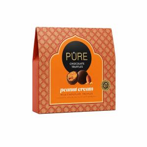 Pure Трюфели Peanut Cream Млечен шоколад Кутия 94г