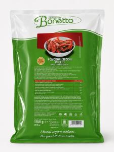 Bonetto Сушени домати в олио плик 1.700кг