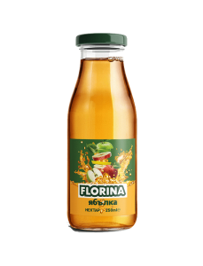 0,250 СТЪКЛО ЯБЪЛКА 50% ФЛОРИНА 12бр.