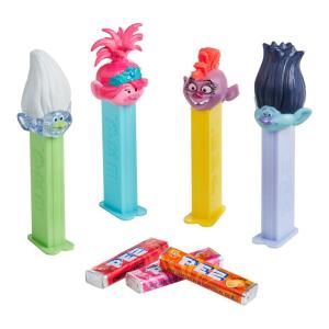 PEZ Бонбони Тролчета (Trolls) 17 г (2 бр. Пълнителя)