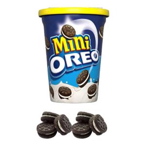 Oreo Мини бисквитки с ванилов крем чаша 115 г