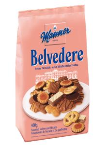 Manner Бисквити и вафли асорти Belvedere 400 г
