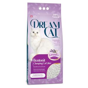 Котешка тоалетна DREAMCAT BENTONITE ЛАВАНДУЛА 5Л.