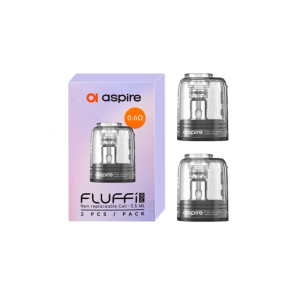2бр. ИЗПАРИТЕЛНА ГЛАВА ASPIRE FLUFFI 0.6 OHM - 3.5МЛ