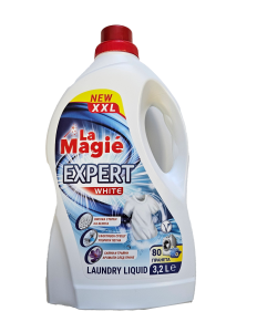 La Magie Expert White XXL течен перилен препарат за бяло пране 80 пранета