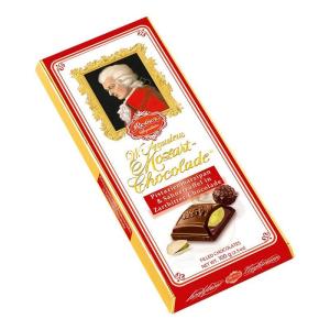 Reber Mozart Тъмен Шоколад с Марципан и Шам Фъстък 100г