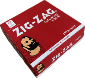 Zig-Zag Хартийки за цигари Red Cut Corners Classic 100 пакета х 50 листчета
