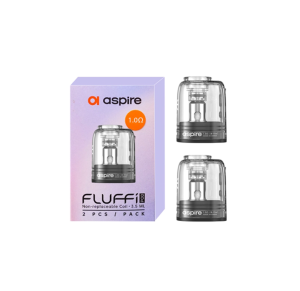 2бр. ИЗПАРИТЕЛНА ГЛАВА ASPIRE FLUFFI 1.0 OHM-3.5мл.