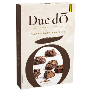 Duc d'O Белгийски трюфели с натурален шоколад Flaked Dark 100 г