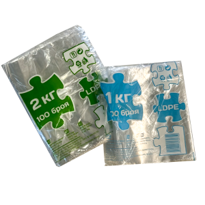 Пликове LDPE 1 кг 100 бр стек