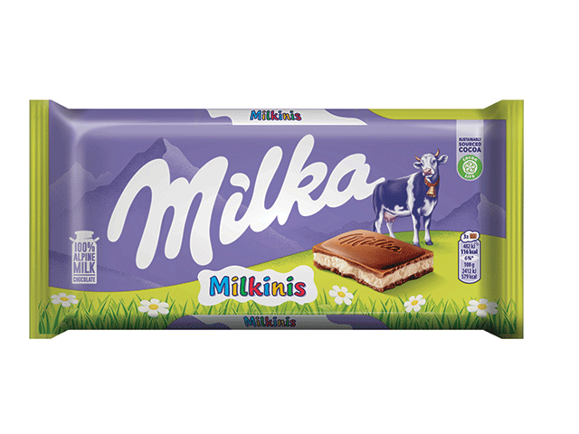 ШОКОЛАД MILKA ДЕТСКИ MILKINIS 100 Г