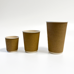 КАРТОНЕНА ЧАША 12 OZ РИПЪЛ 25БР