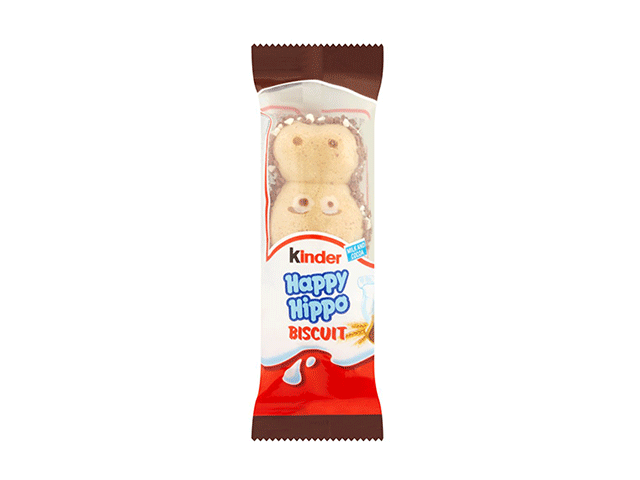 Kinder Happy Hippo Вафлен Десерт с Млечен и Какаов Крем 20.7 г