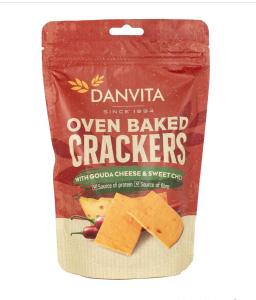 Danvita крекери с гауда и сладко чили 100 г