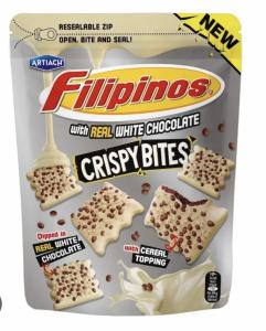Filipinos бисквити Crispy Bites бял шоколад 100 г