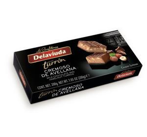 Delaviuda Млечен шоколад с лешници Turron Cremoso de Avellana 200 г
