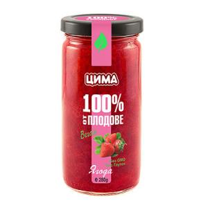 Cima Сладко 100% от плодове Ягода 280 г