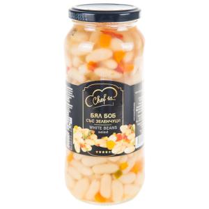 CHEF IS Бял боб със сварени зеленчуци 540 гр
