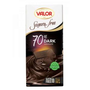 Valor Шоколад  70% със стевия 100 гр