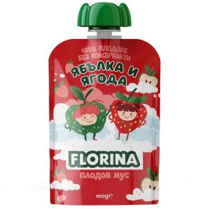 8бр. Плодов Мус Florina Ябълка и Ягода
