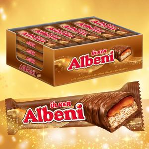 Ulker Albeni Шоколадов десерт с карамел и бисквита 24 бр x 31г