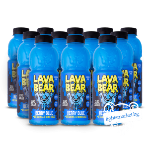 Lava Bear Напитка Синя малина 12 бр Х 500 мл