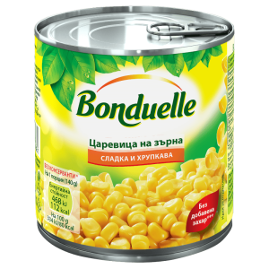 Bonduelle Сладка царевица на зърна консерва 340 г 425 мл