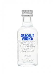 Absolut (Абсолют) Шведска водка 40% 50 мл миниатюра