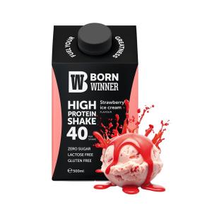 Born Winner протеинов шейк ягодов сладолед