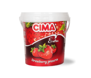 Cima Екстра конфитюр от ягоди 900 г кофичка