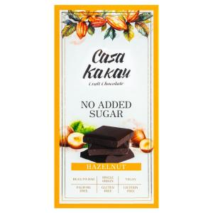 Casa Kakau Черен шоколад с лешници без захар 70г