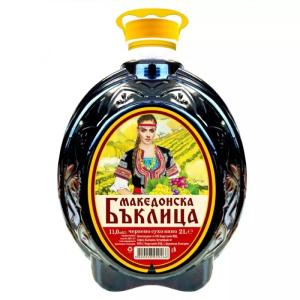 Македонска Бъклица Червено сухо вино 4бр Х 2л стек