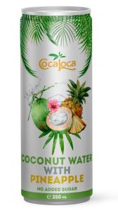 Coca Loca Кокосова вода с ананас 250 мл кен
