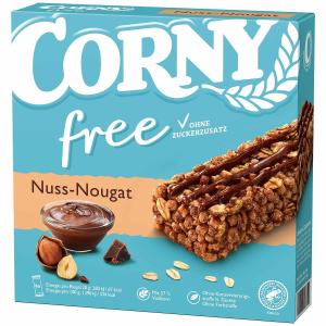 CORNY ЯДКИ И НУГА, БЕЗ ЗАХАР (6 БР. Х 20 Г)