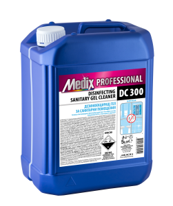 MEDIX Professional дезинфекциращ гел за санитарни помещения - 5л. DC 300
