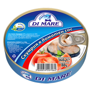 Di Mare Скумрия в доматен сос 160 г