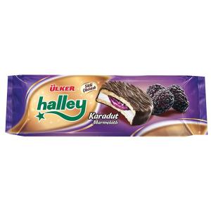 Ulker Тунквани бисквити Halley с маршмелоу и черница 236 г