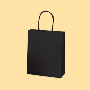 Екстра Пак Хартиена подаръчна чанта L1-196 J-Cut 24x12x33 см черна гланц 10 бр.