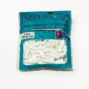 Demar Филтри за цигари Imperium Long Slim 6/22 мм 100 бр